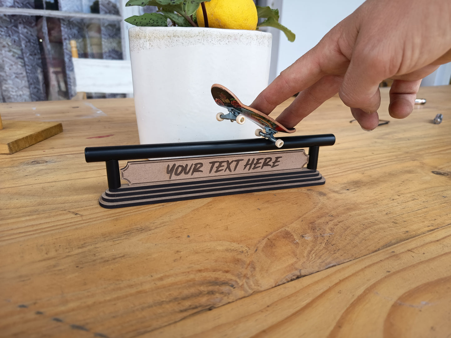 Seshed Out Mini Rail, Custom Engrave Edition