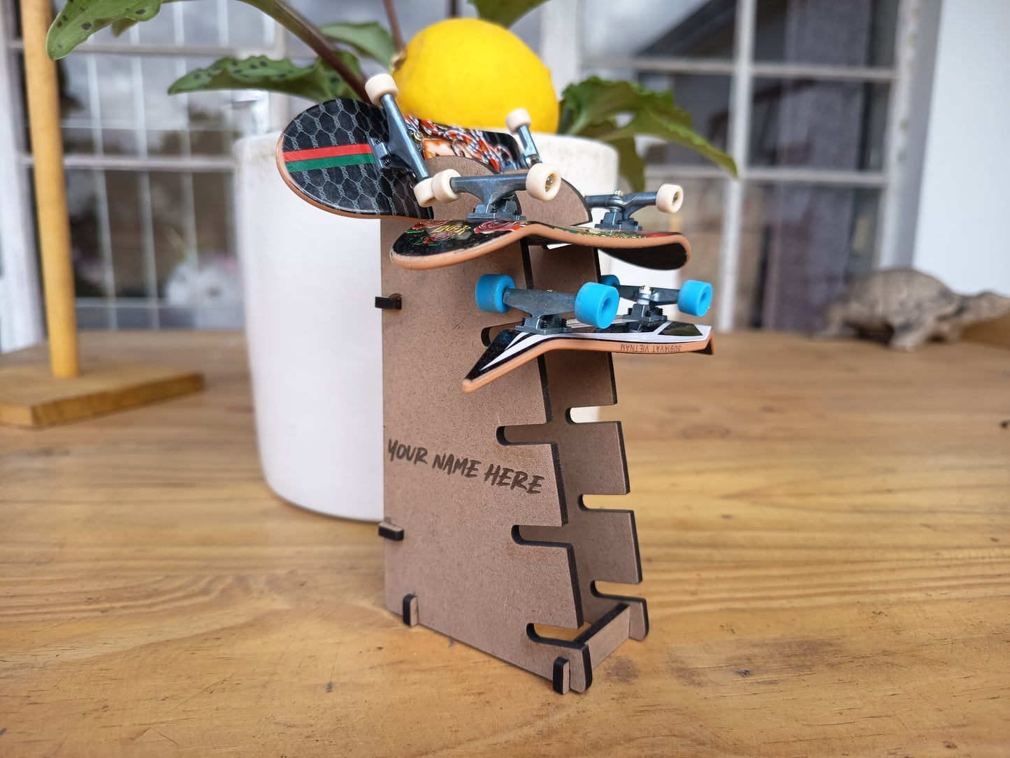 Seshed Out Fingerboard Display Stand, Custom Engrave Edition (Day 3 Drop)