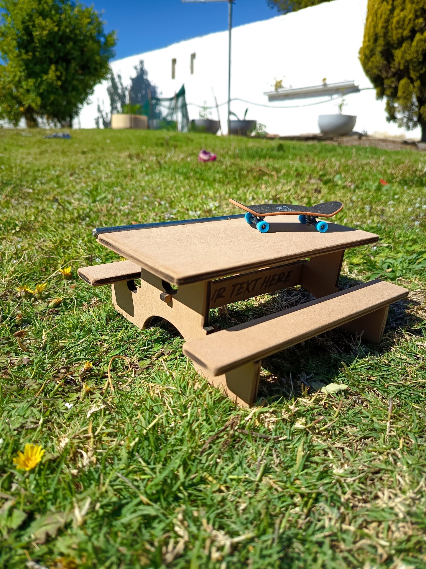 The Seshed Out Fingerboard Picnic Table - Day 5 drop